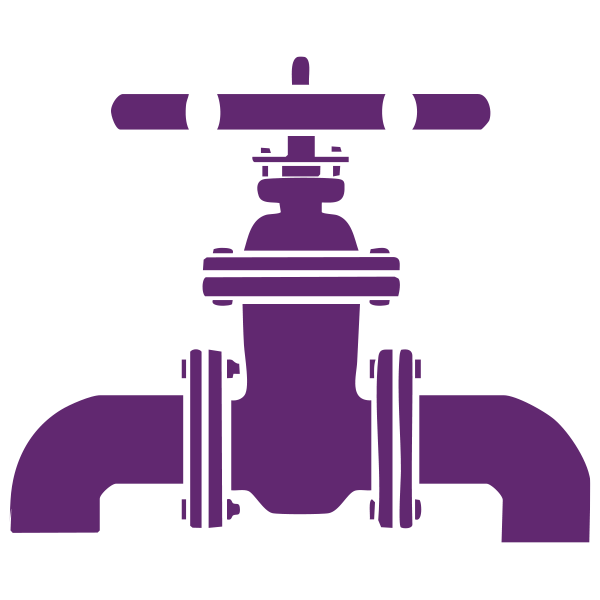 Reclaimed Water Purple Pipe Icon