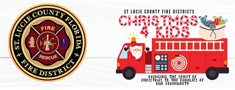 SLC Fire District and Christmas 4 Kids Logos
